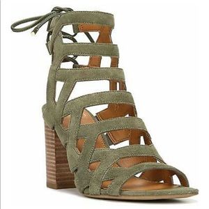 FRANCO SARTO CONNIE CAGED SANDALS
